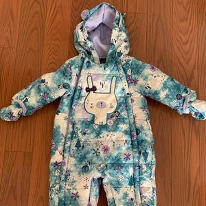 Baby girl snow suit souris mini